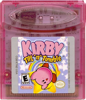 Kirby Tilt ’n‘ Tumble cartridge
