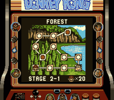 Donkey Kong '94 on the Super Game Boy